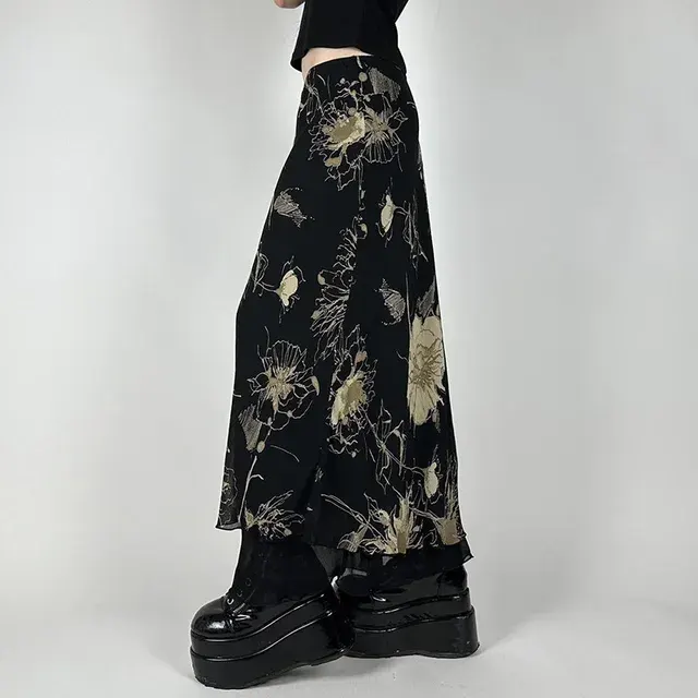 Mesh A-Line Skirt 4