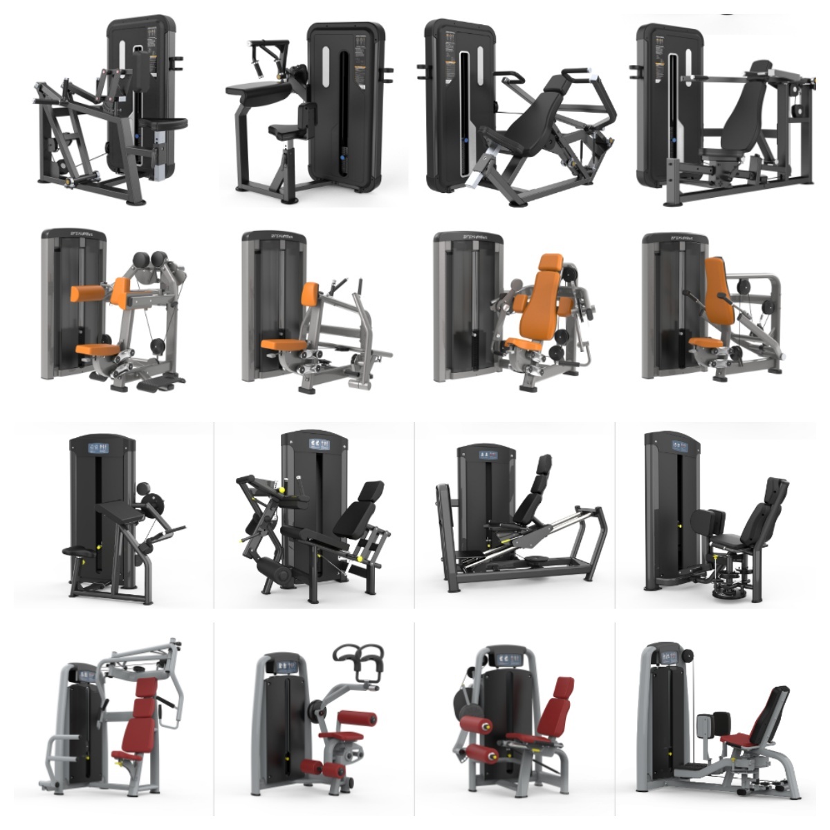 Komplettes Gewerbe-Fitnessstudio-Set für Hotels 3