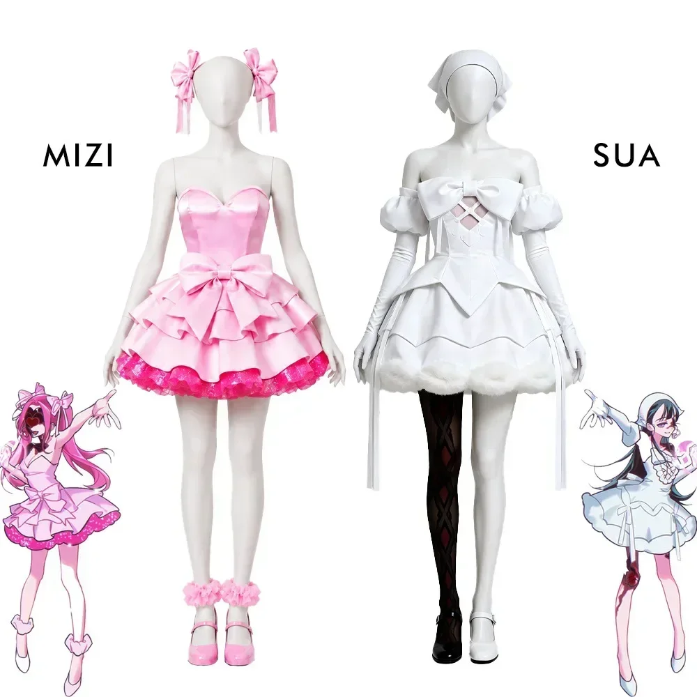 Alien Stage Zombie Mizi Sua Cosplay Kostüm Weißes 3