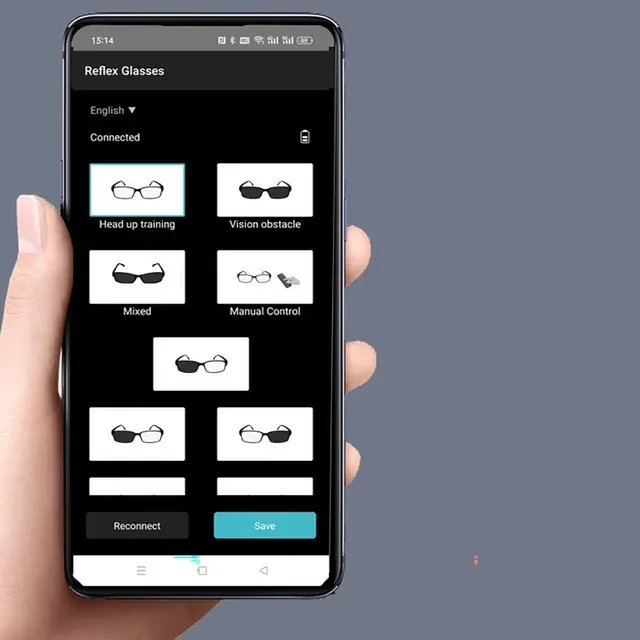 Reflexbrille Augenkoordination Visuelle Interferenz Training Head-Up Fußball Basketball 4