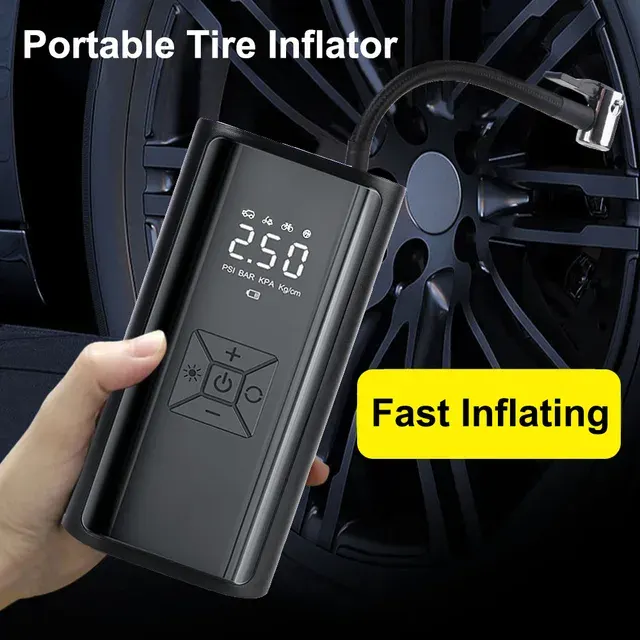 Digital Tire Inflator with LED Light 2