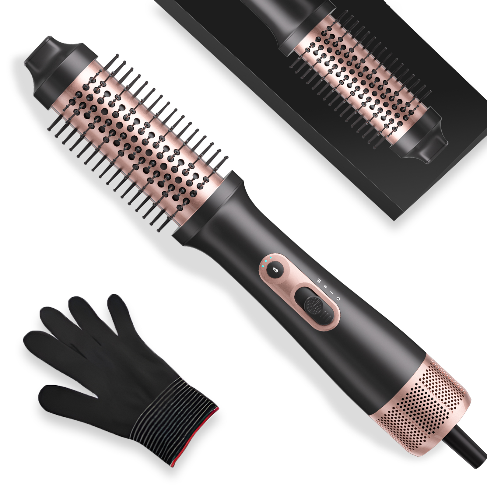 Heated Comb Hybrid Styler One Step Hair Dryer