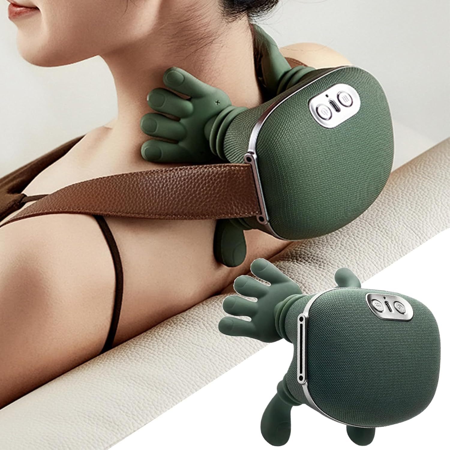4D Deep Kneading Shiatsu Neck Shoulder Massager With