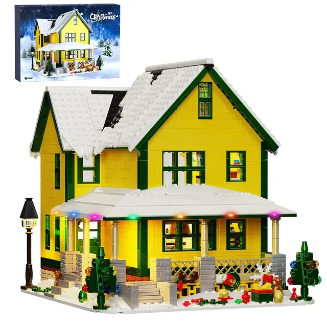 Christmas Story House Building Block Set with Light 1