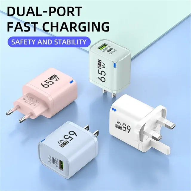 65W GaN Schnellladegerät USB-C für Smartphones 3