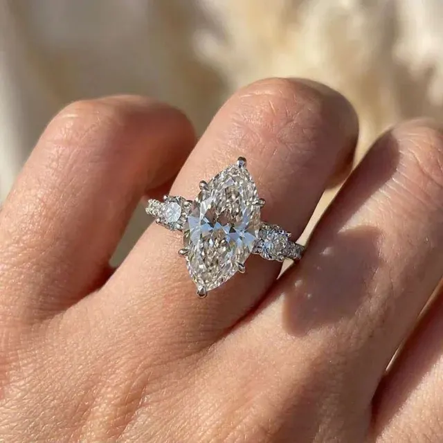 Marquise Cubic Zirconia Ring 4