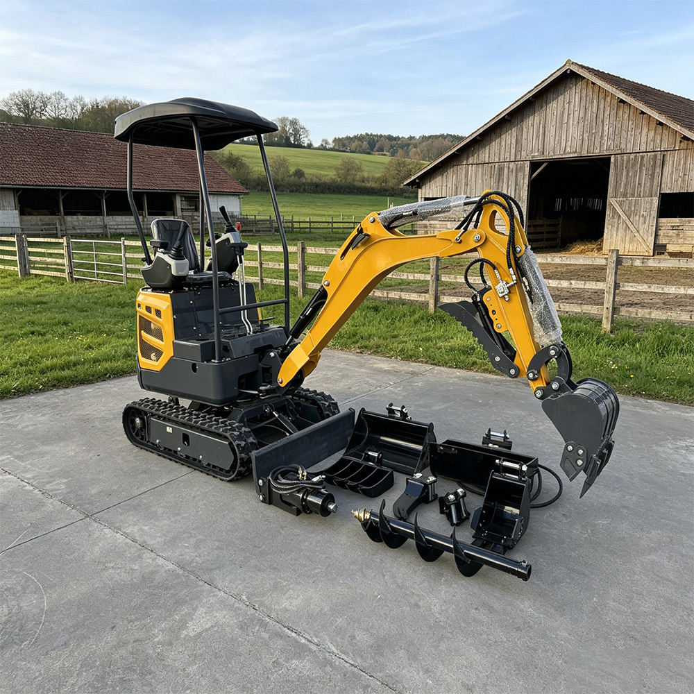 1.6 Ton Mini Excavator with Rubber Tracks