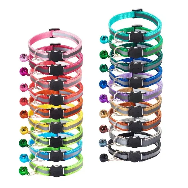 Reflective Breakaway Cat Collar with Bell 2