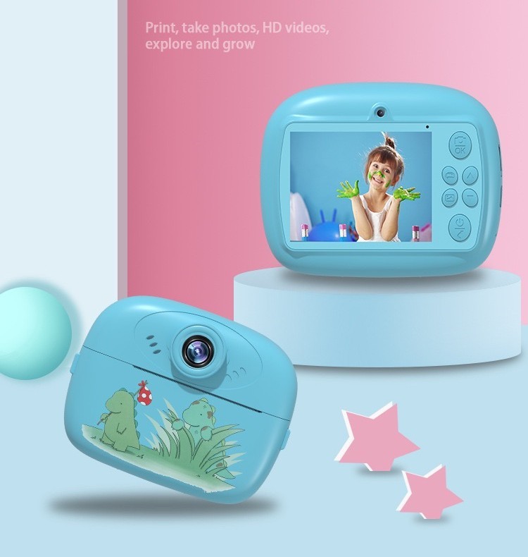 Children Instant Print Camera for Kids 1080p HD 3