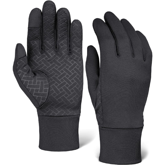 Winter-Laufhandschuhe aus Silikon und Polyester
