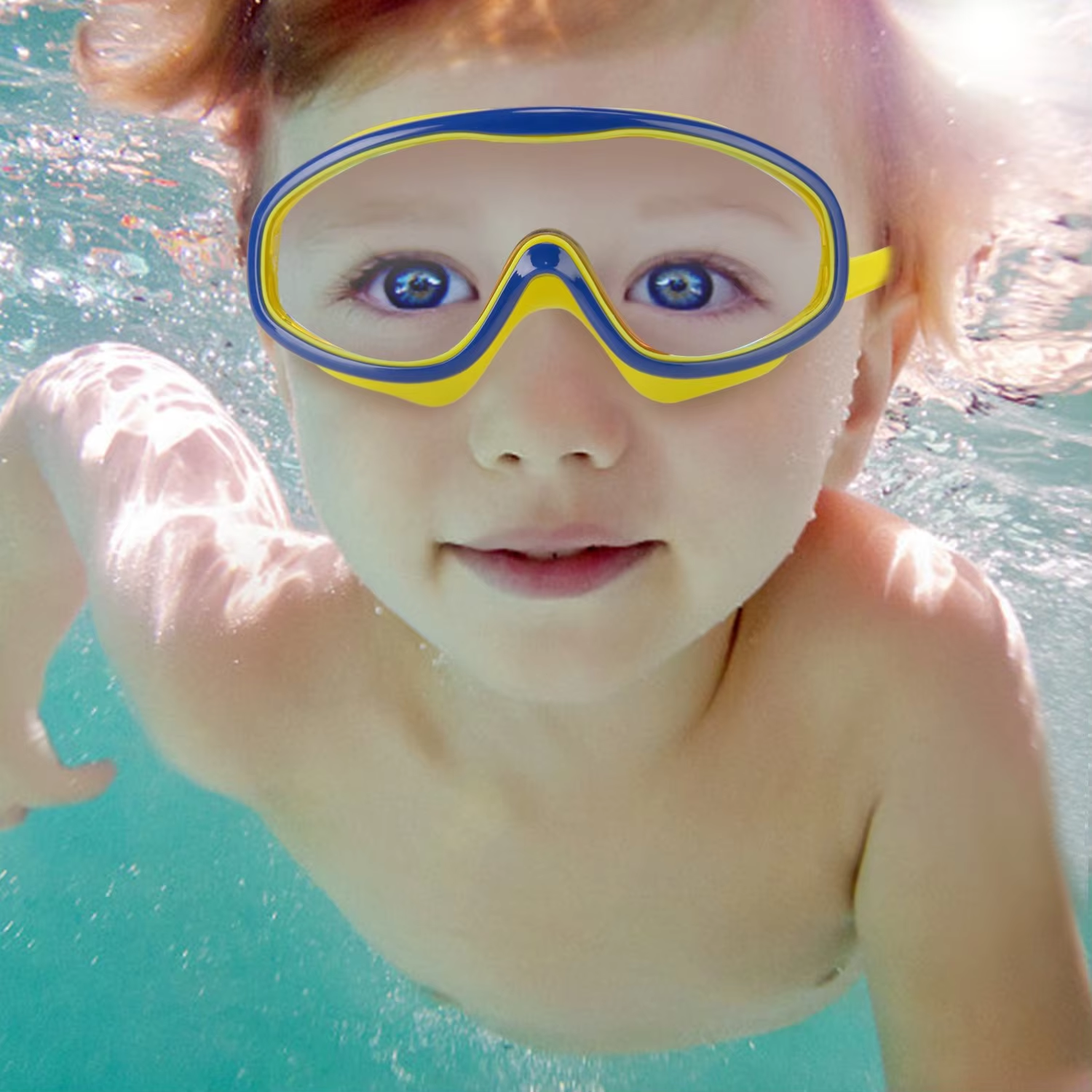 Kinder Schwimmbrille mit UV-Schutz 2
