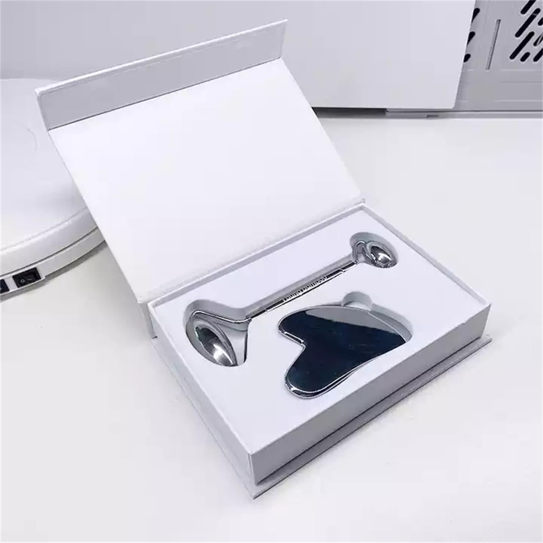 Stainless Steel Roller Gua Sha Set Anti-Aging Facial
