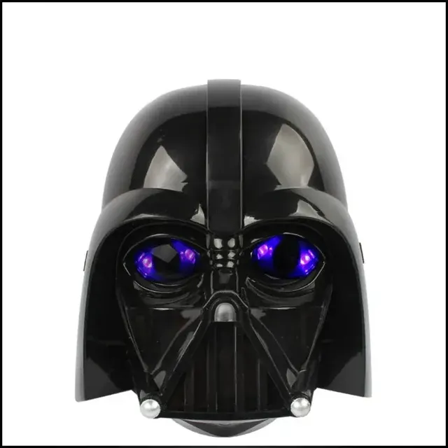 LED-Lichtmaske Helm Halloween Weihnachten PV Darth Vader Maske 3