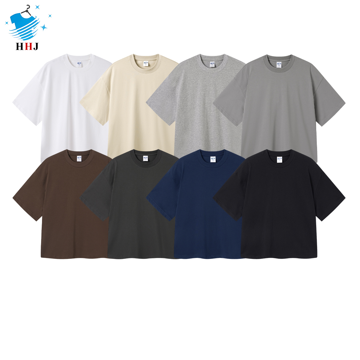 Arrival Unisex 275G Heavyweight Basic Boxy Crop T-Shirt