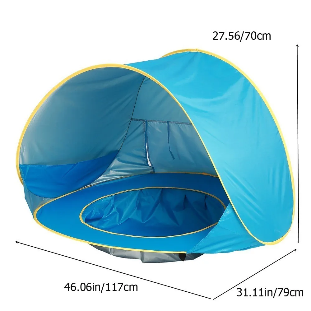 Waterproof UPF 50 Kids Beach Tent with Pool
