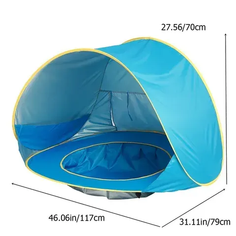 Waterproof UPF 50 Kids Beach Tent with Pool