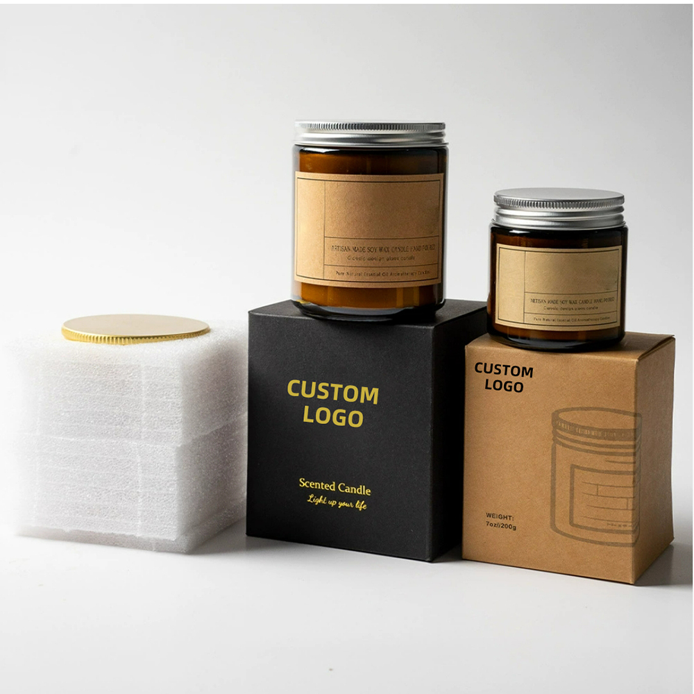 High-quality Design Paper Boxes Packaging Recycled Candle Box 4