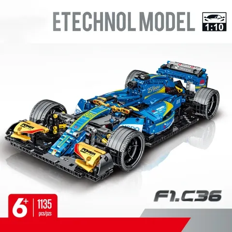 Race Car Building Block Set