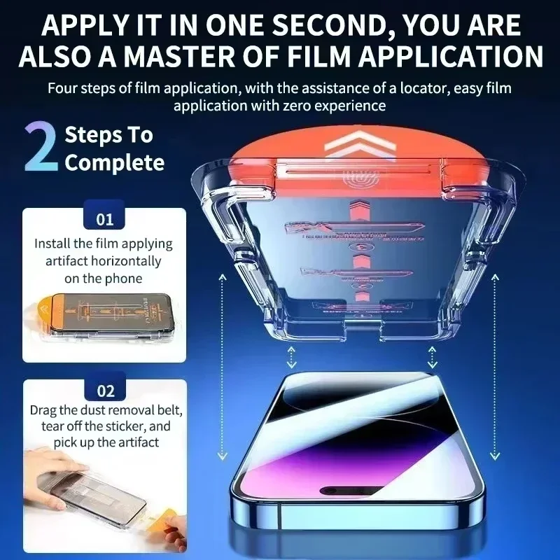 Dust-Free Tempered Glass Screen Protector 4