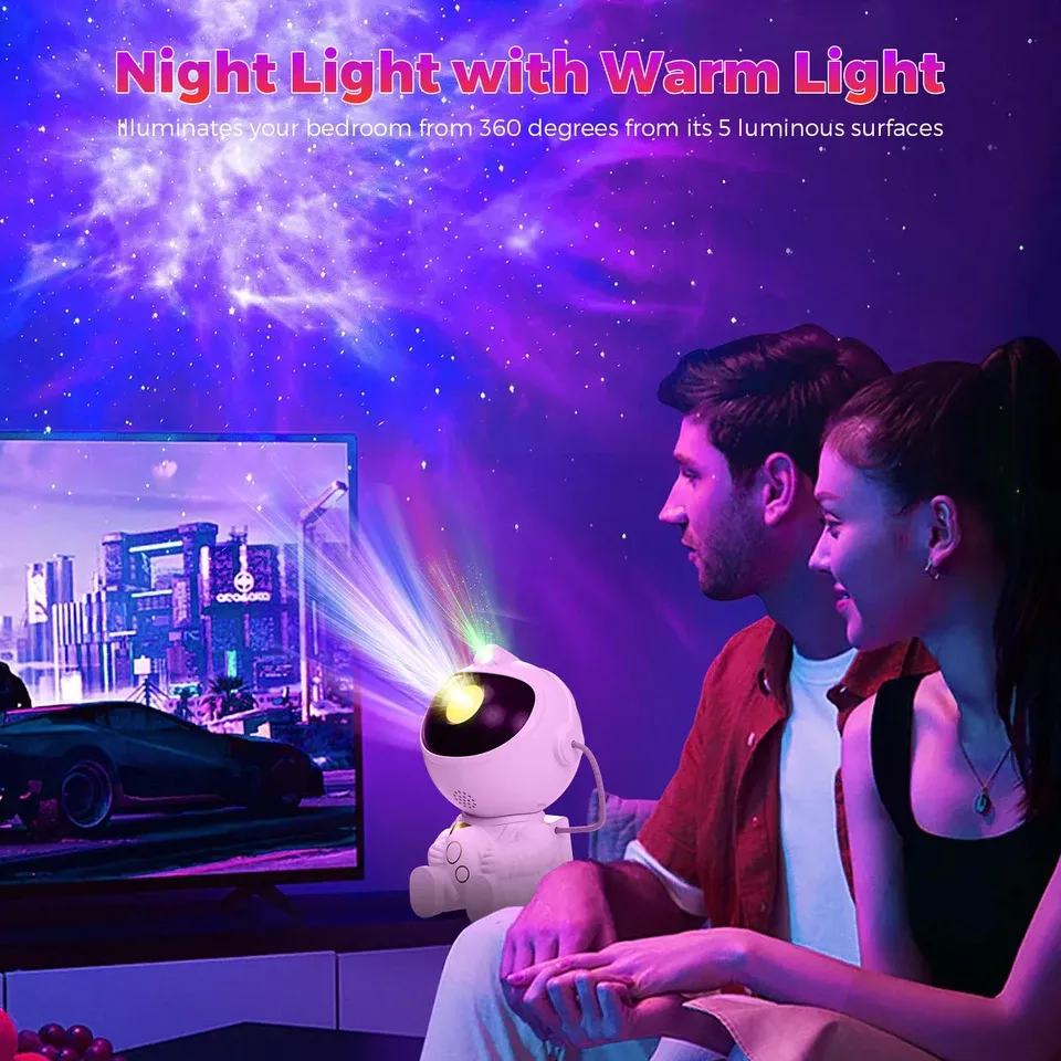 LED Starry Sky Astronaut Night Light 4
