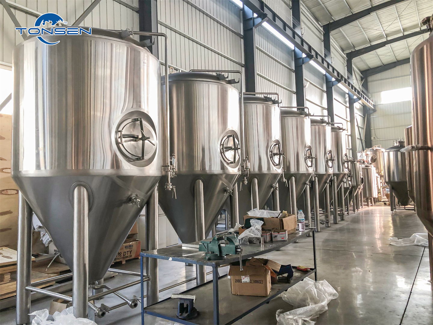 Jacketed Conical Kombucha Fermentation Tank 4