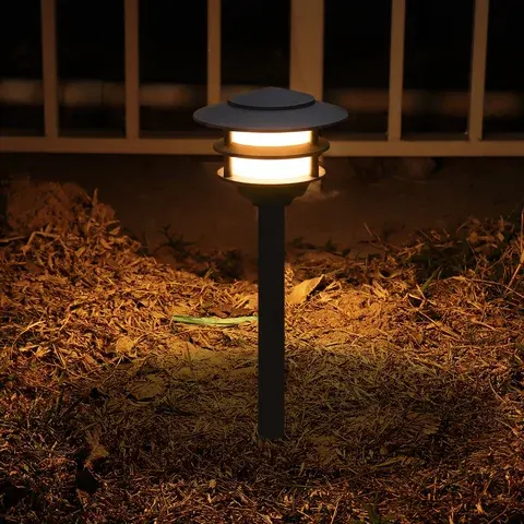 12V Pagoden-Wegleuchten für Garten und Rasen