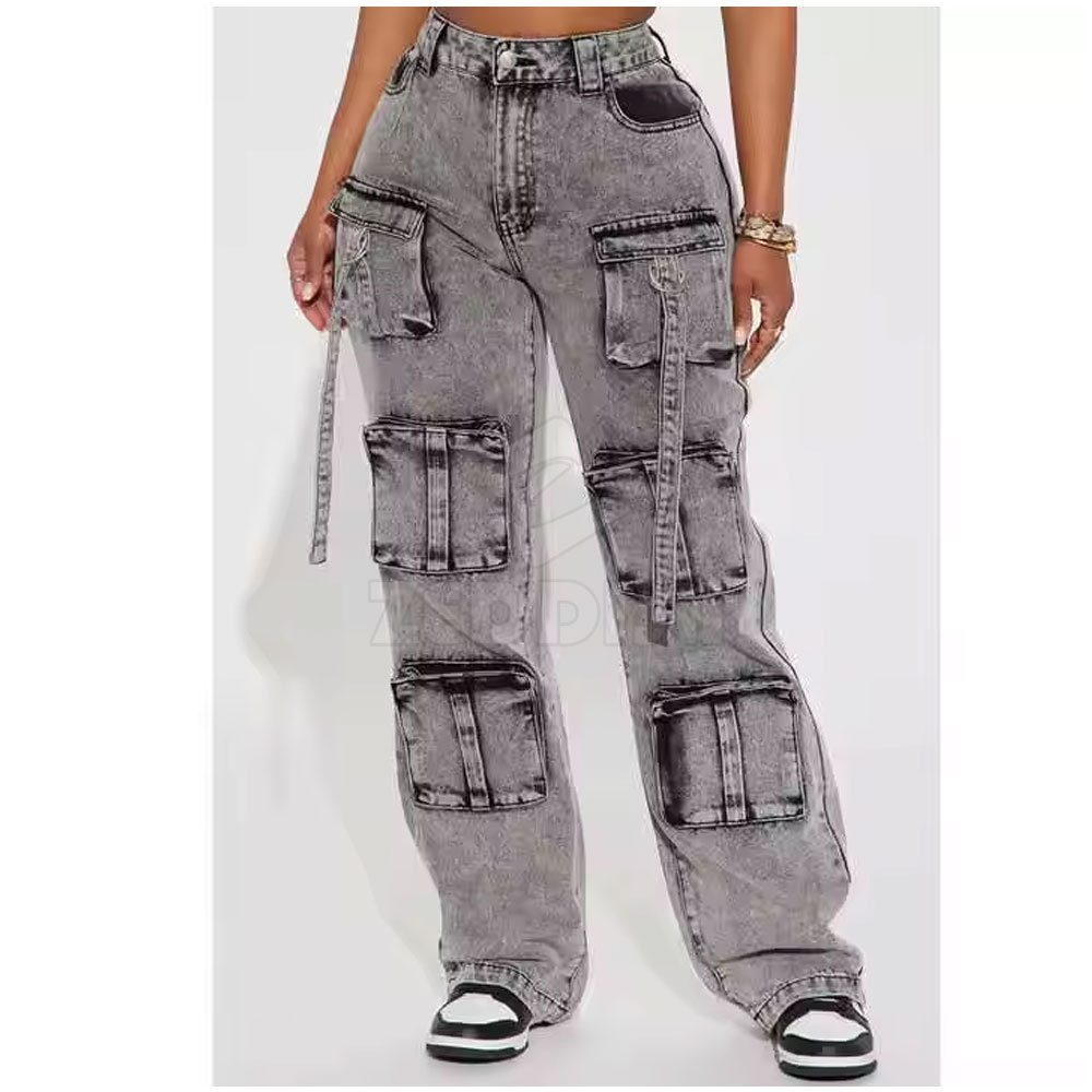 Women's 100% Cotton Cargo Pants