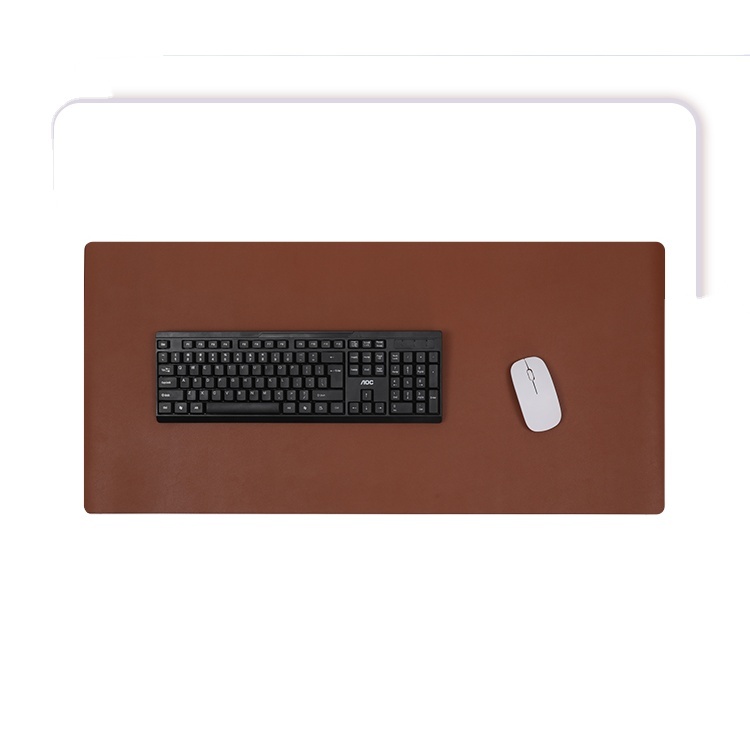 Durable Leather and Cork Large Size Desk Mat