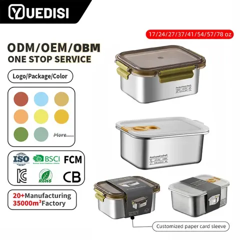 Stainless Steel Refrigerator Storage Container