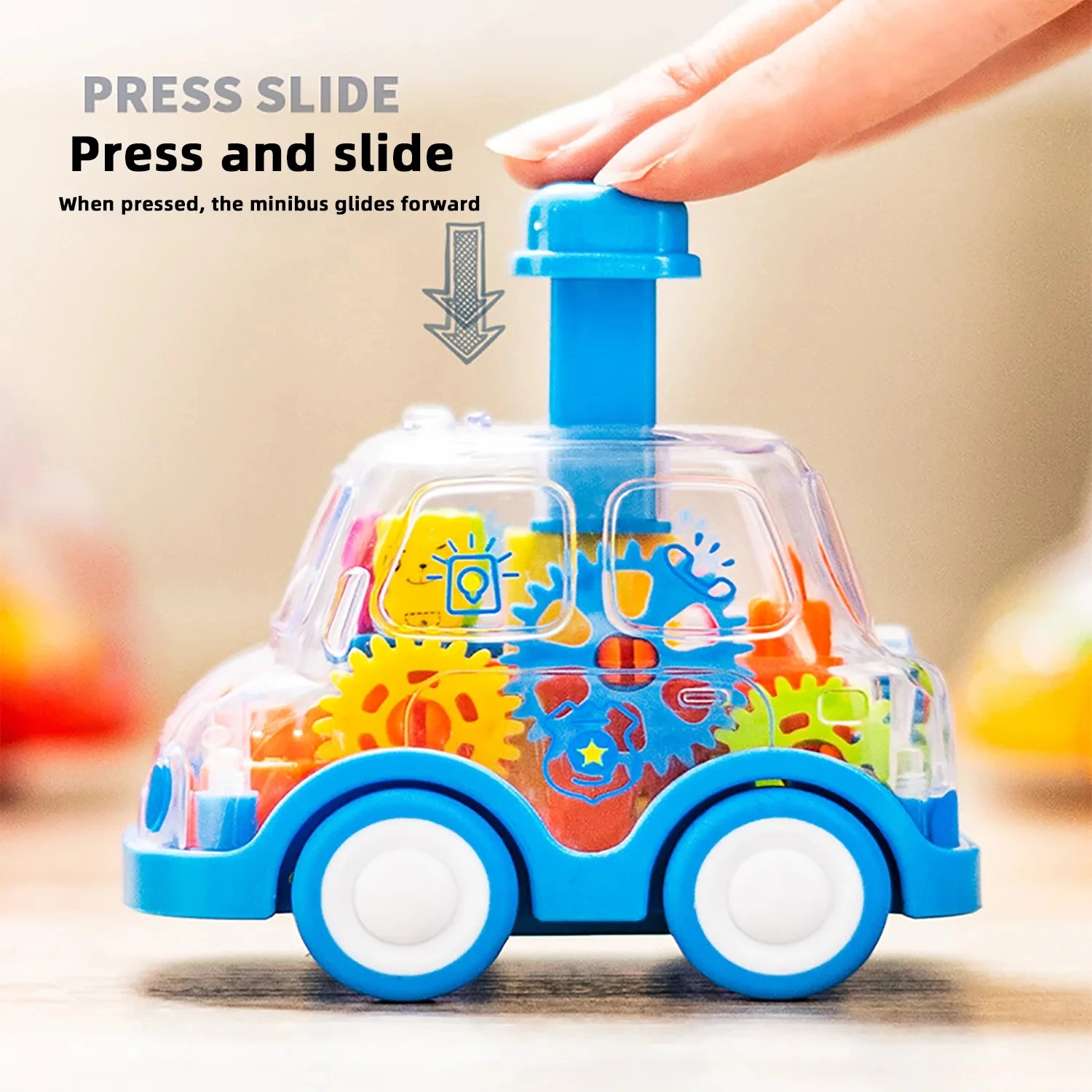 Baby Pull-Back Friction Toy Car 4