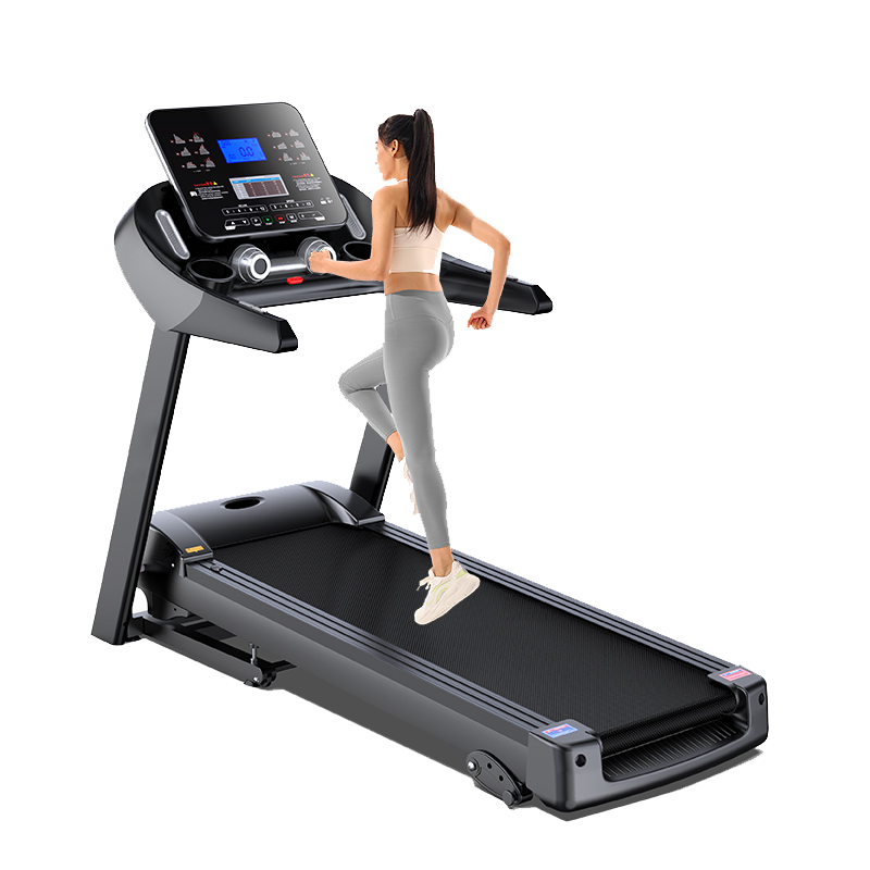 Foldable Electric Treadmill LED Display Home