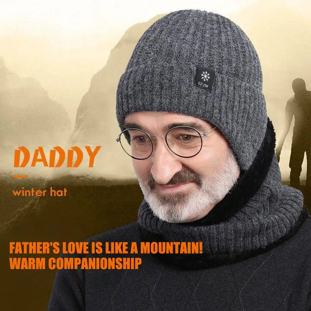 Men's Knit Beanie with Plush Lining 2
