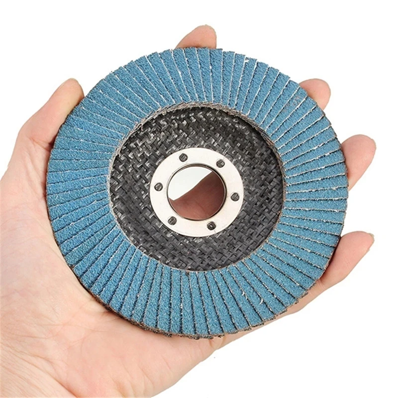 5 10PCS Qualität Fächerscheiben 115mm 4 Schleifscheiben 40 2