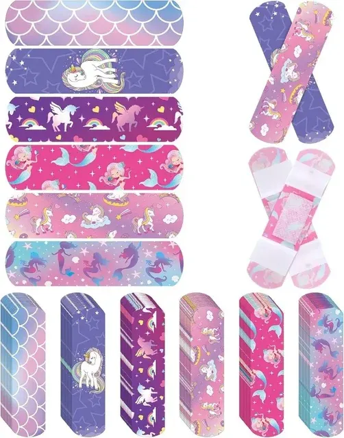Cartoon Kids Adhesive Bandages, 40–60 Pack 3