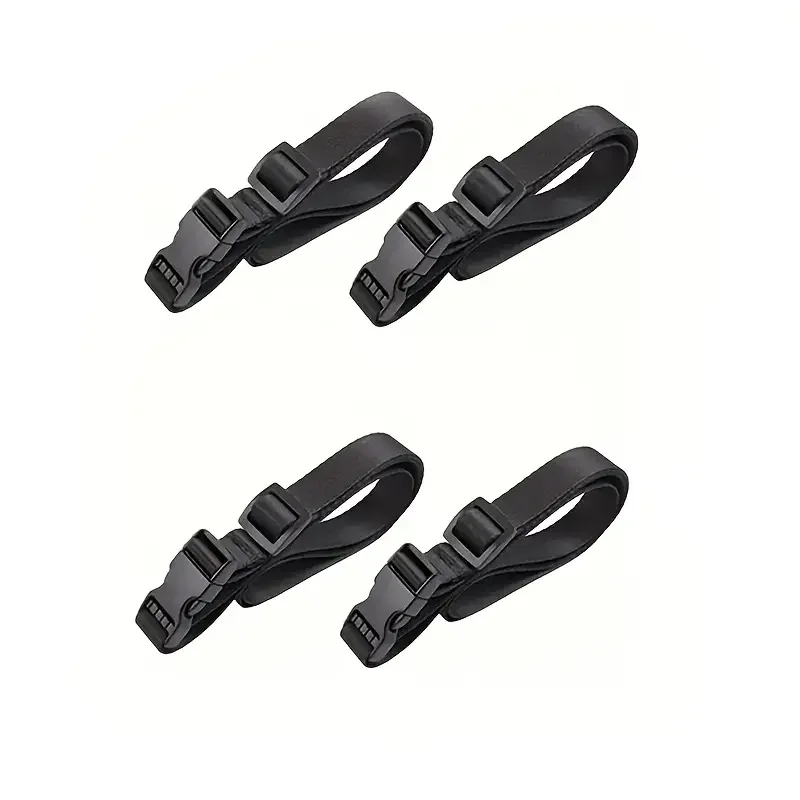 4er-Pack Utility-Gurte mit Schnellverschluss-Schnalle Nylon-Rucksack-Zubehör Schlafsack-Gurt Verstellbar für 4