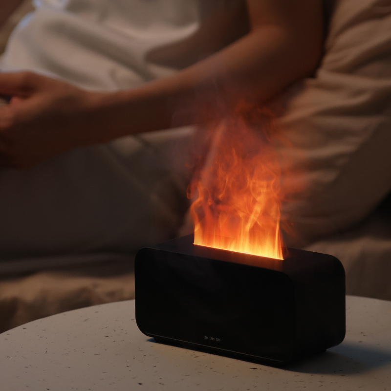 Flame Diffuser Home Mini Smart Desktop Quiet Seven-color