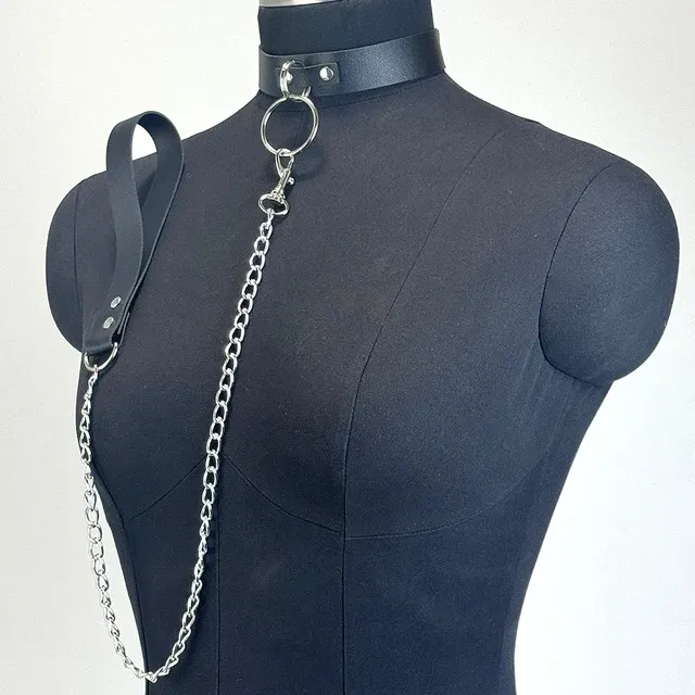 Gothic Leder-Halskette 3