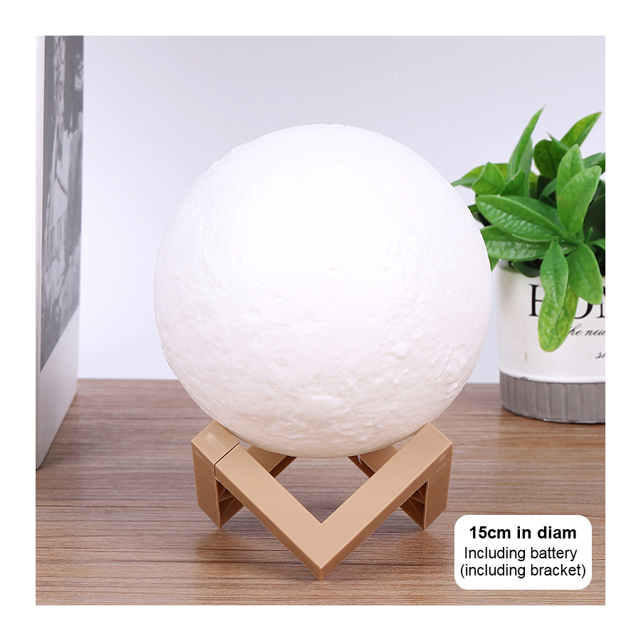 RGB Decor Moon Lamp 8cm 10cm 12cm 15cm 3