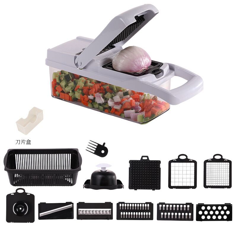 Kitchen Gadgets Multifunctional Veget Onion Chopper Potatoes Cutter 2