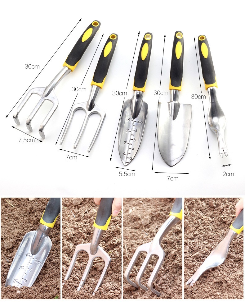 Mini-Gartenwerkzeug-Set aus Aluminiumlegierung