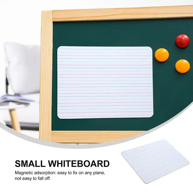 Löschbares Whiteboard Vierzeiliges Briefbrett mit Drei Gittern Englische 2