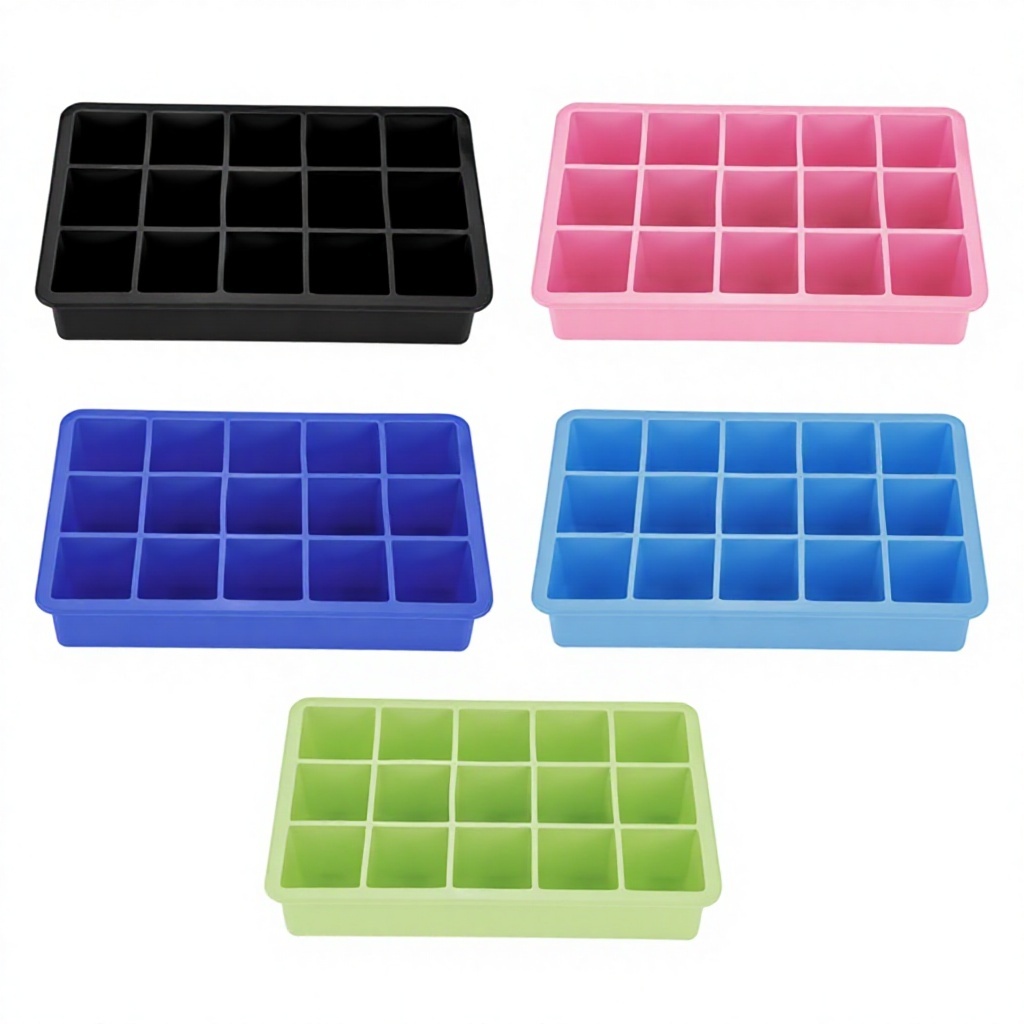 15-Cavity Silicone Ice Cube Tray 2