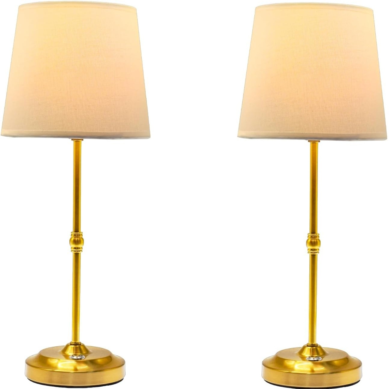 Cordless Fabric Shade Table Lamp 2