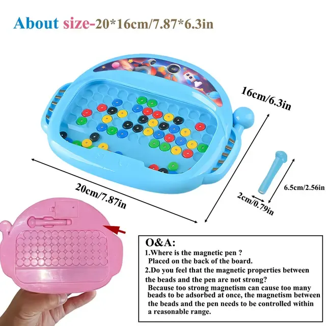 Magnetic Doodle Board for Kids Ages 3-8 3