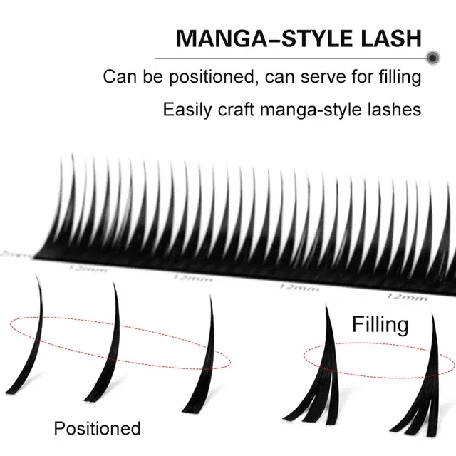 Manga Cosplay Spike Lashes C/D Curl 4