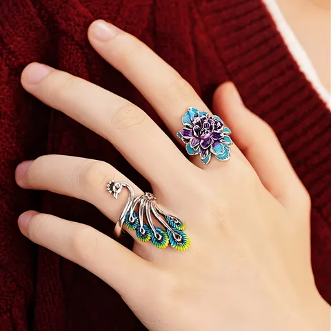 Peacock Ring