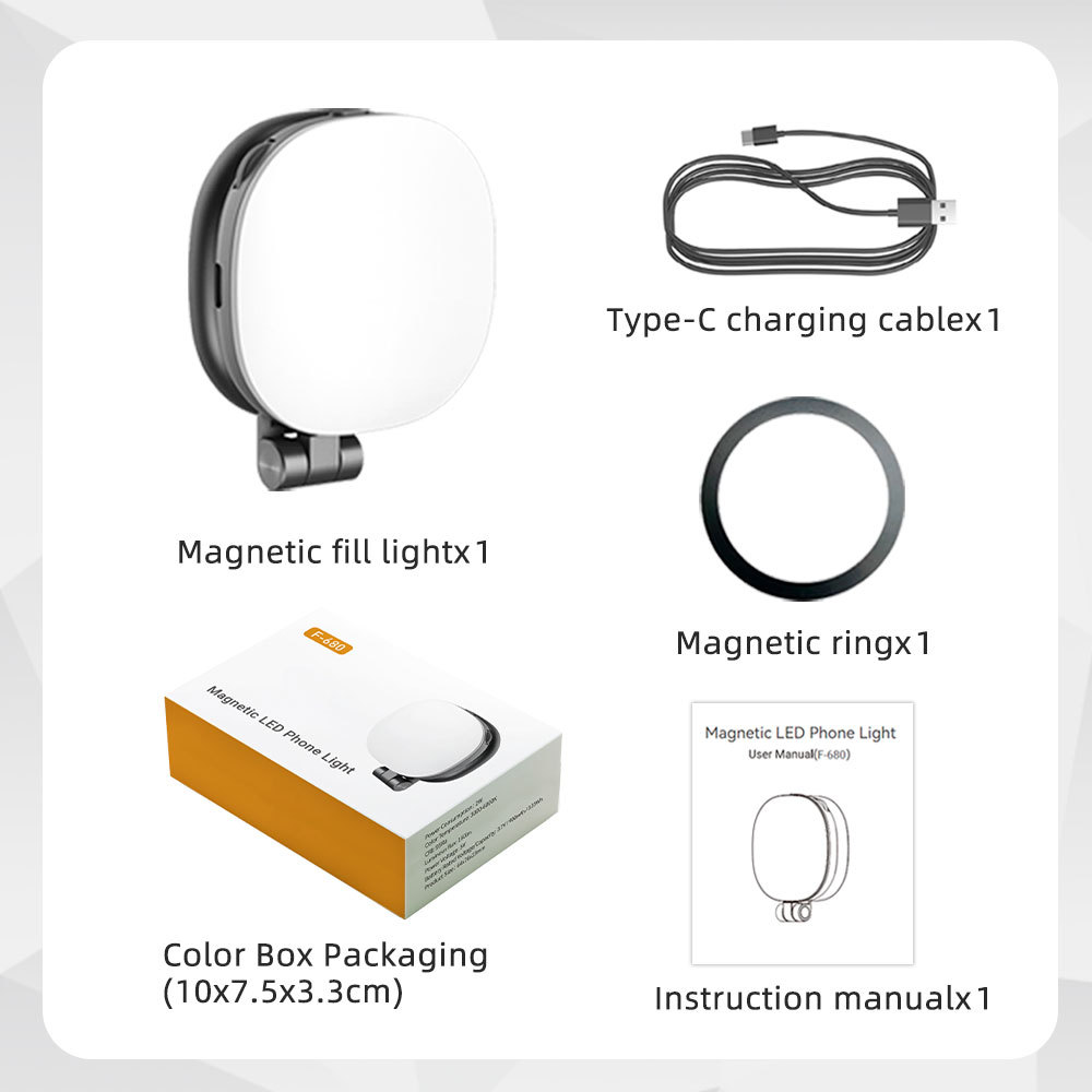Magnetic Selfie Phone Light Magsafe Compatible 360° LED 4