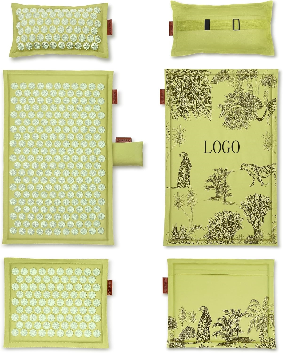 ZJFIT Eco Friendly Natural Linen Coconut Acupressure Mat 4