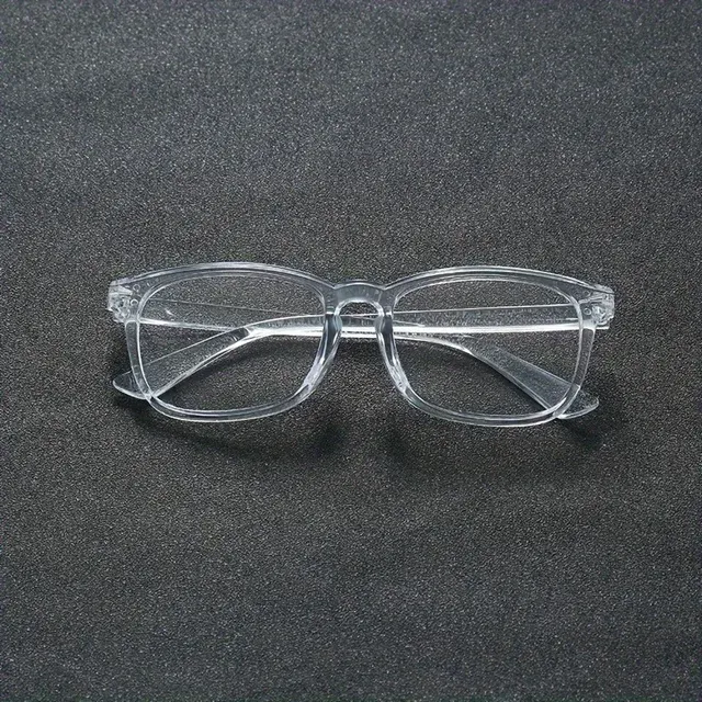 Quadratische Nietenbrille mit Blaulichtfilter 4