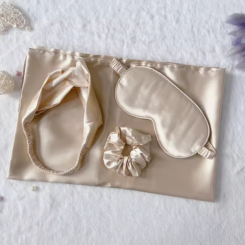 Satin Sleep Eye Mask Set with Hairband 3